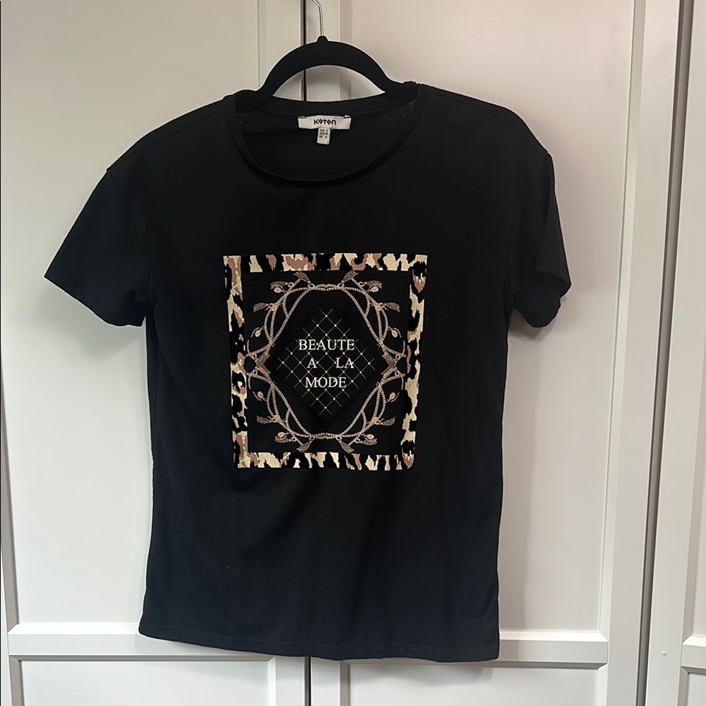 Black Graphic Tee